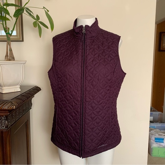 Women’s Eddie Bauer Lightweight quilted pattern  Vest - Sz M - Picture 1 of 16